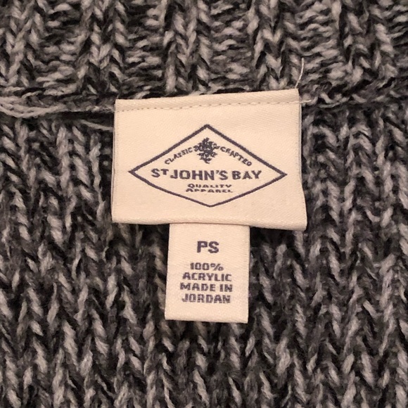 ๐ NWT - St. John's Bay Button Down Cardigan - Grey Marl- PS ๐ - Picture 4 of 9